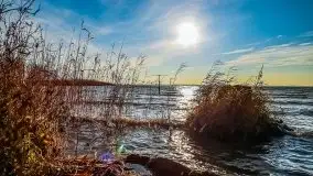 Wietrzne i jesienne jezioro Śniardwy, grudzień 2020 r. - zdjęcie 30