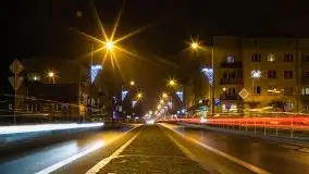 Świąteczny nocny Pisz, grudzień 2020 r. - zdjęcie 5