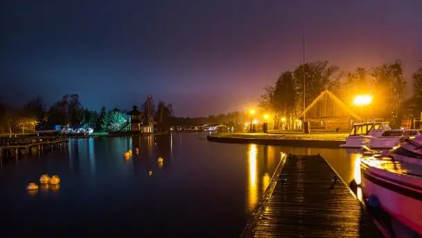 Nocne i mocno świąteczne Węgorzewo, grudzień 2020 r. - zdjęcie 2