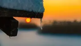 Zimowy wschód słońca nad jeziorem Dargin i... -27 stopni - zdjęcie 60