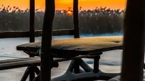 Zimowy wschód słońca nad jeziorem Dargin i... -27 stopni - zdjęcie 65