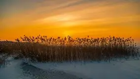 Zimowy wschód słońca nad jeziorem Dargin i... -27 stopni - zdjęcie 88