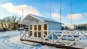 Port w Sztynorcie w zimowej scenerii, styczeń 2021 r. - zdjęcie 16