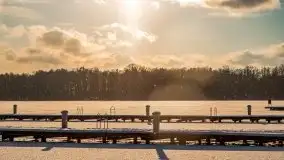 Port w Sztynorcie w zimowej scenerii, styczeń 2021 r. - zdjęcie 56