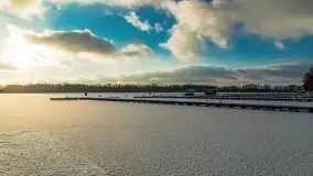 Port w Sztynorcie w zimowej scenerii, styczeń 2021 r. - zdjęcie 73