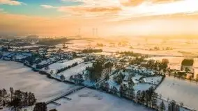 Zimowe Wydminy przed zachodem słońca, styczeń 2021 r. - zdjęcie 63