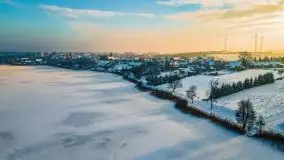 Zimowe Wydminy przed zachodem słońca, styczeń 2021 r. - zdjęcie 70