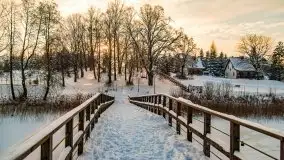 Zimowe Wydminy przed zachodem słońca, styczeń 2021 r. - zdjęcie 3