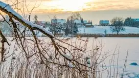 Zimowe Wydminy przed zachodem słońca, styczeń 2021 r. - zdjęcie 12