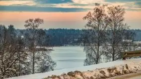 Zimowe Wydminy przed zachodem słońca, styczeń 2021 r. - zdjęcie 74