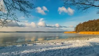 Kolejna dawka pięknej, mazurskiej zimy przy jez. Dargin