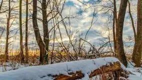 Zachód słońca w okolicach zimowych Kruklanek - zdjęcie 45