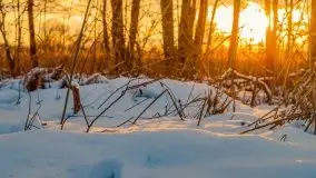 Zachód słońca w okolicach zimowych Kruklanek - zdjęcie 9