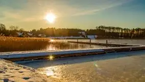 Port Ognisty Ptak w zimowej scenerii, 01.2021 r. - zdjęcie 8