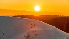 Zachód słońca w okolicach Starych Juch, 02.2021 - zdjęcie 31