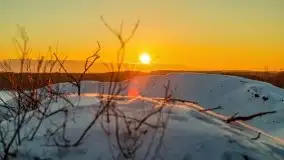 Zachód słońca w okolicach Starych Juch, 02.2021 - zdjęcie 52