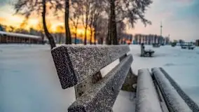 Wschód słońca w Giżycku w zimowej oprawie, 02.2021 - zdjęcie 4