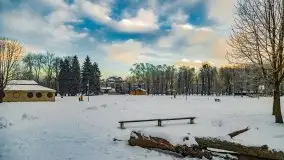 Wschód słońca w Giżycku w zimowej oprawie, 02.2021 - zdjęcie 15