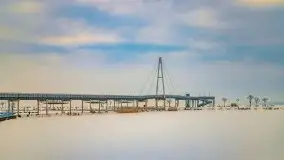 Wschód słońca w Giżycku w zimowej oprawie, 02.2021 - zdjęcie 41