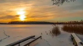 Zachód słońca Pierkunowo i okolice, luty 2021 - zdjęcie 37