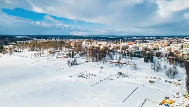 Fotorelacja z rzeźbienia w lodzie w Giżycku - zdjęcie 3