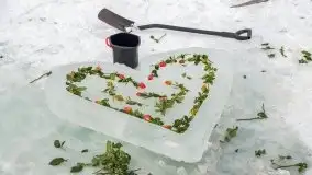 Fotorelacja z rzeźbienia w lodzie w Giżycku - zdjęcie 19