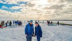 Fotorelacja z rzeźbienia w lodzie w Giżycku - zdjęcie 36