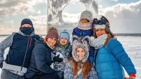 Fotorelacja z rzeźbienia w lodzie w Giżycku - zdjęcie 60