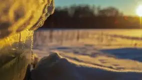 Zachód słońca nad jeziorem Siercze, luty 2021  - zdjęcie 24