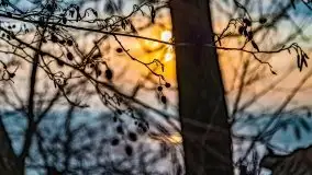 Zachód słońca nad jeziorem Niegocin, luty 2021 - zdjęcie 13