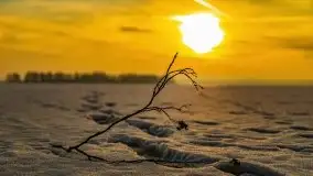 Zachód słońca nad jeziorem Niegocin, luty 2021 - zdjęcie 23