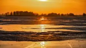 Zachód słońca nad jeziorem Kruklin, luty 2021 - zdjęcie 7