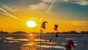 Zachód słońca nad jeziorem Kruklin, luty 2021 - zdjęcie 10