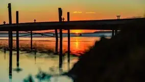 Efekt halo - zachód słońca nad jeziorem Dargin - zdjęcie 61