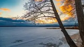 Ostatni zimowy zachód słońca, jezioro Niegocin 03.2021 - zdjęcie 12