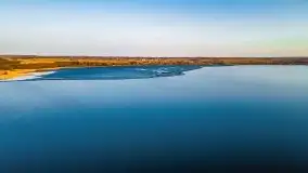 Zachód słońca nad jeziorem Gołdopiwo, od strony Przerwanek - zdjęcie 45