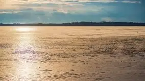 Przedwiosenny zachód słońca w porcie Kal, jezioro Mamry - zdjęcie 10