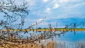 Kwietniowy deszczowy zachód słońca nad jeziorem Kruklin - zdjęcie 28