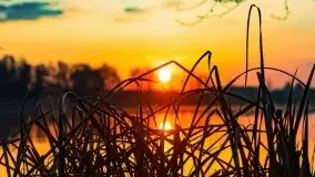 Wiosenny wschód słońca nad jeziorem Stręgiel - zdjęcie 8