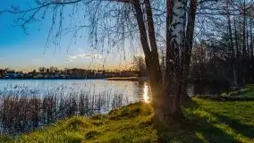 Kwietniowy zachód słońca w Mrągowie - zdjęcie 19