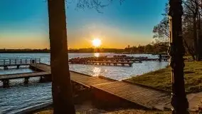 Kwietniowy zachód słońca w Mrągowie - zdjęcie 14