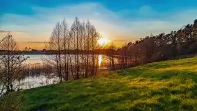 Zachód słońca nad jeziorem Wojnowo - zdjęcie 6