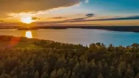 Zachód słońca nad jeziorem Święcajty, maj 2021 - zdjęcie 45