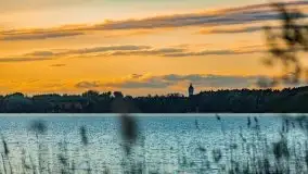 Zachód słońca nad jeziorem Święcajty, maj 2021 - zdjęcie 12