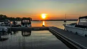 Zachód słońca w porcie Ognisty Ptak, maj 2021 - zdjęcie 5