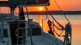 Zachód słońca w porcie Ognisty Ptak, maj 2021 - zdjęcie 18