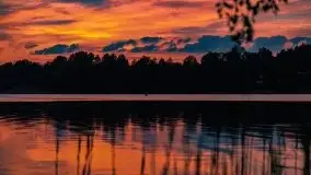 Zachód słońca nad jeziorem Tajty - zdjęcie 13