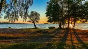 Zachód słońca nad jeziorem Dargin, Poganty - zdjęcie 26