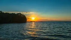 Zachód słońca nad jeziorem Dargin - zdjęcie 2