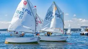 Regaty o Puchar Trzech Ryb w klasie Optimist - fotorelacja - zdjęcie 12